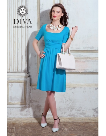 Платье для кормящих и беременных Diva Nursingwear Stella, Celeste