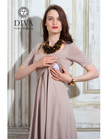 Платье для кормящих и беременных Diva Nursingwear Stella, Grano