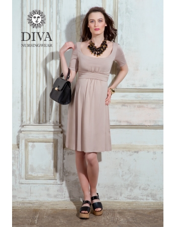 Платье для кормящих и беременных Diva Nursingwear Stella, Grano
