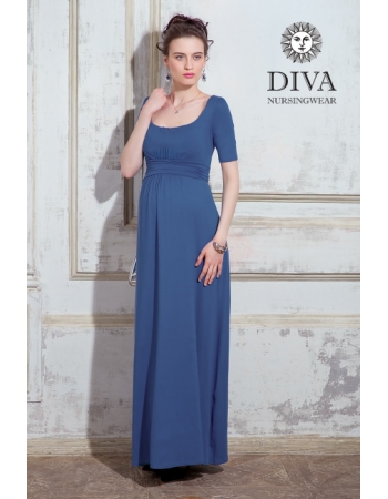 Платье для кормящих и беременных Diva Nursingwear Stella Maxi, Notte