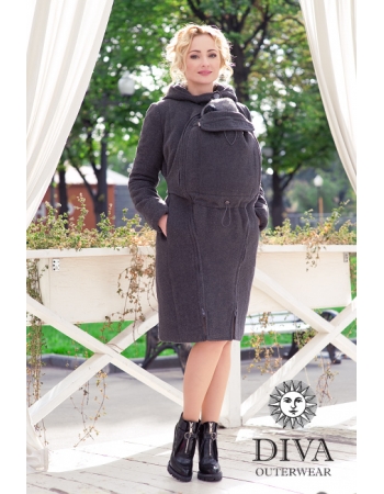 Слингопальто демисезонное Diva Outerwear Antracite