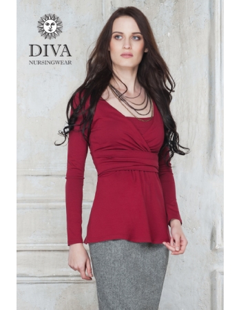 Топ для кормящих и беременных Diva Nursingwear Alba, цвет Berry