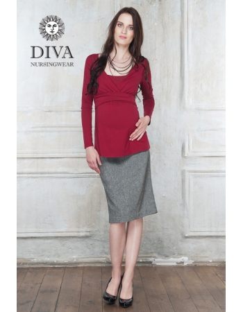 Топ для кормящих и беременных Diva Nursingwear Alba, цвет Berry