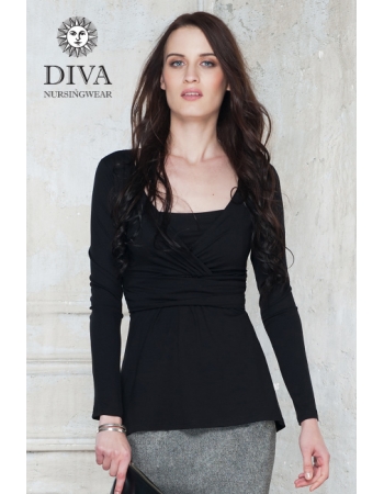 Топ для кормящих и беременных Diva Nursingwear Alba, цвет Nero