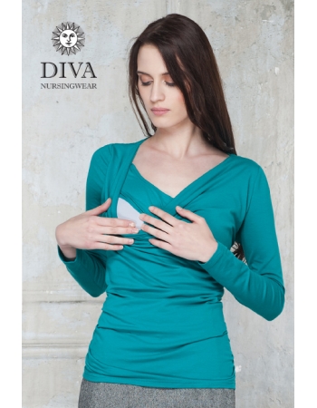 Топ для кормящих и беременных Diva Nursingwear Bella, цвет Smeraldo