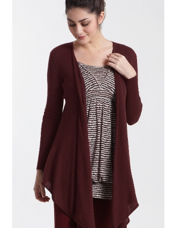 Кардиган для кормления Sangha Knitted, бордовый (Mahogany)