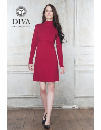 Платье для кормящих Diva Nursingwear Simone, цвет Berry