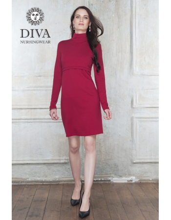 Платье для кормящих Diva Nursingwear Simone, цвет Berry