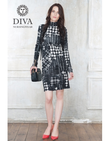 Платье для кормящих Diva Nursingwear Simone, принт Spazio