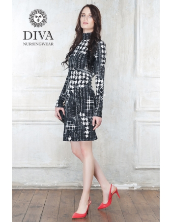 Платье для кормящих Diva Nursingwear Simone, принт Spazio