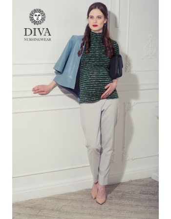 Топ для кормящих Diva Nursingwear  Felisa Strisce, цвет Pino