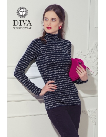 Топ для кормящих Diva Nursingwear  Felisa Strisce, цвет Azzurro