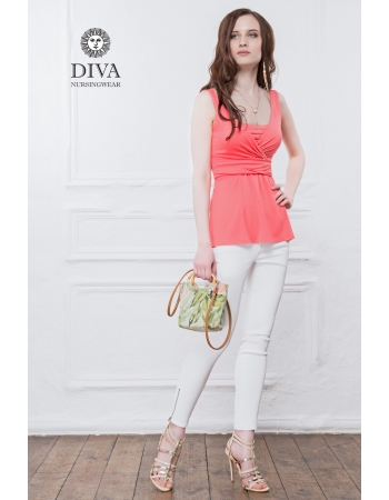 Топ для кормящих и беременных Diva Nursingwear Alba, цвет Corallo