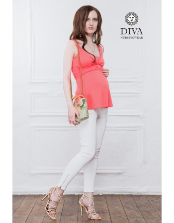 Топ для кормящих и беременных Diva Nursingwear Alba, цвет Corallo