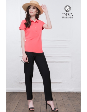 Топ для кормления Diva Nursingwear Polo, цвет Corallo