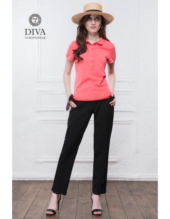 Топ для кормления Diva Nursingwear Polo, цвет Corallo