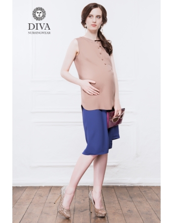 Топ для кормящих и беременных Diva Nursingwear Celia, Moka