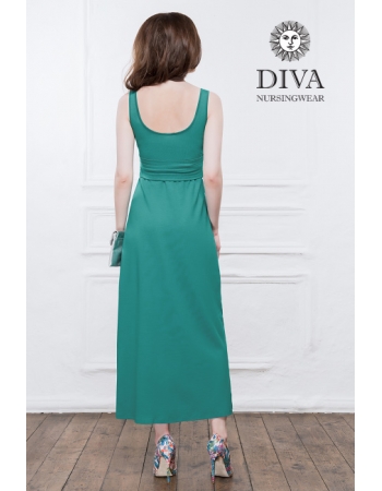 Сарафан для кормящих и беременных Diva Nursingwear Alba Maxi, Smeraldo