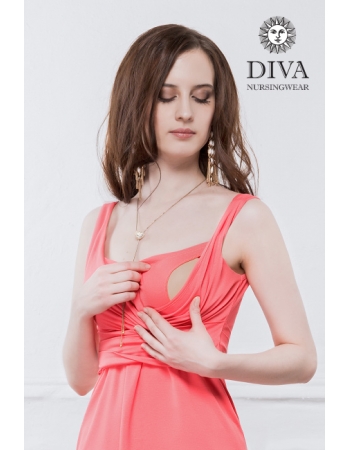 Топ для кормящих и беременных Diva Nursingwear Alba, цвет Corallo