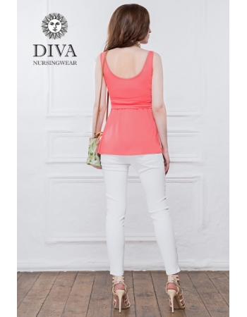 Топ для кормящих и беременных Diva Nursingwear Alba, цвет Corallo