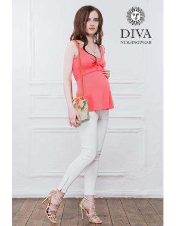 Топ для кормящих и беременных Diva Nursingwear Alba, цвет Corallo