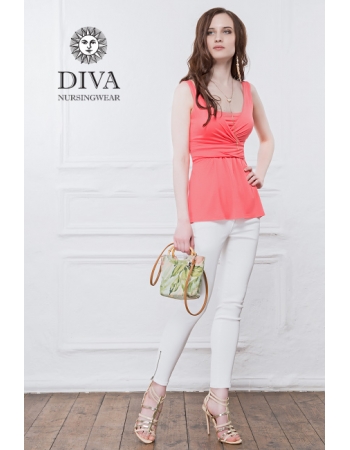 Топ для кормящих и беременных Diva Nursingwear Alba, цвет Corallo