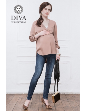 Топ для кормящих и беременных Diva Nursingwear Carla, Moka