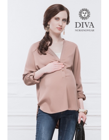 Топ для кормящих и беременных Diva Nursingwear Carla, Moka