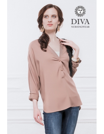 Топ для кормящих и беременных Diva Nursingwear Carla, Moka