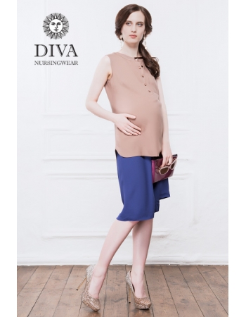 Топ для кормящих и беременных Diva Nursingwear Celia, Moka