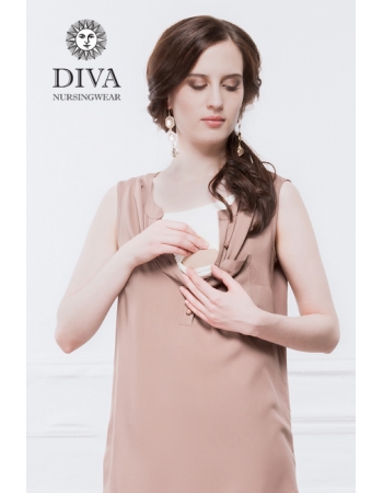 Топ для кормящих и беременных Diva Nursingwear Celia, Moka