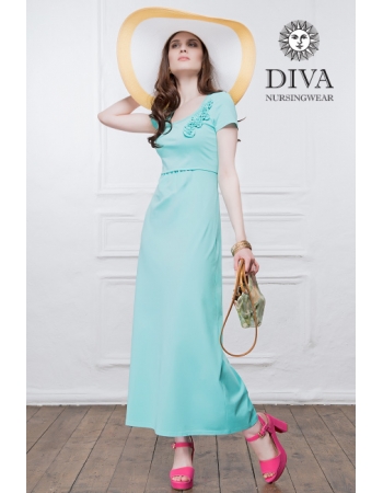 Платье для кормящих и беременных Diva Nursingwear Dalia, цвет Menta
