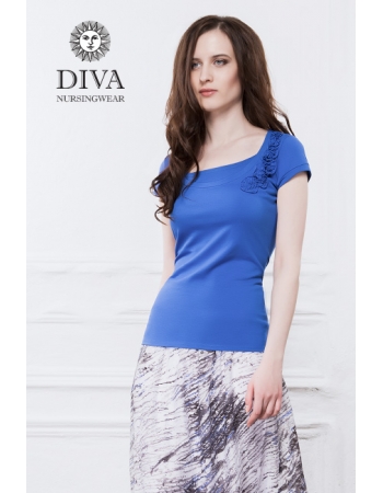 Топ для кормления Diva Nursingwear Dalia, цвет Azzurro