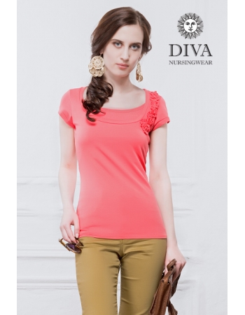 Топ для кормления Diva Nursingwear Dalia, цвет Corallo