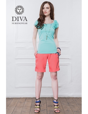 Шорты для беременных и родивших Diva Nursingwear Deborah, Corallo