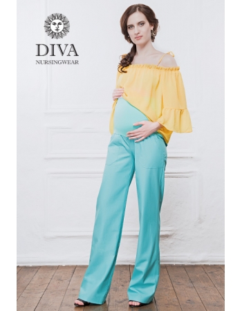 Брюки для беременных и кормящих Diva Nursingwear Deborah, Menta