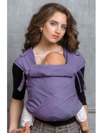 Май-слинг Diva Basico, Lilla с капюшоном