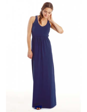 Платье для кормящих Must Have V-Neck Maxi, Indigo