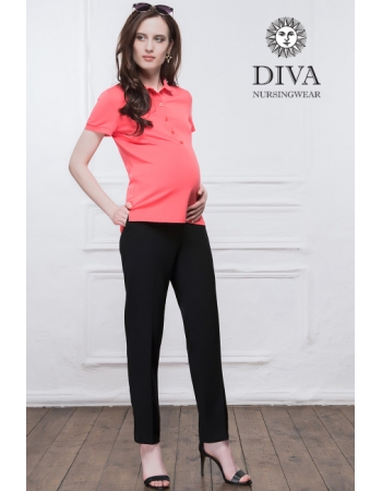 Топ для кормления Diva Nursingwear Polo, цвет Corallo