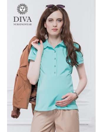 Топ для кормления Diva Nursingwear Polo, цвет Menta