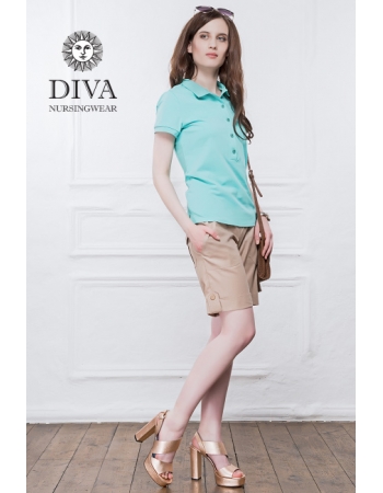 Топ для кормления Diva Nursingwear Polo, цвет Menta