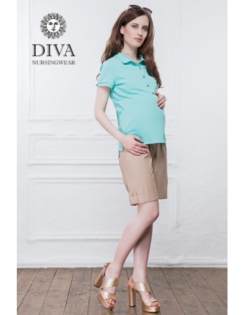 Топ для кормления Diva Nursingwear Polo, цвет Menta