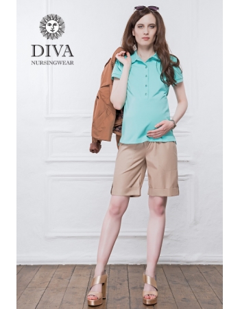 Топ для кормления Diva Nursingwear Polo, цвет Menta