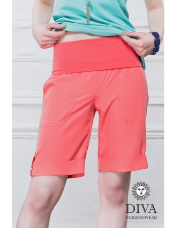 Шорты для беременных и родивших Diva Nursingwear Deborah, Corallo