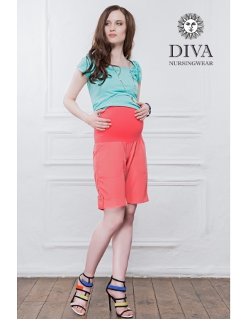 Шорты для беременных и родивших Diva Nursingwear Deborah, Corallo