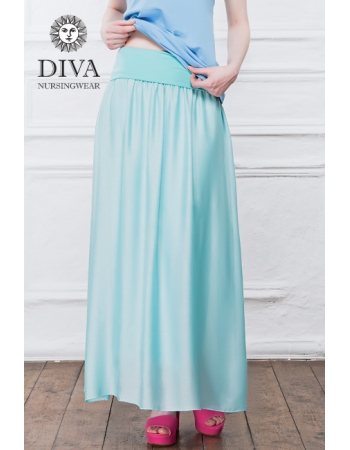 Юбка с шелком для беременных и родивших Diva Nursingwear Ines, Menta