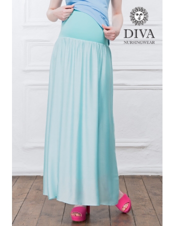 Юбка с шелком для беременных и родивших Diva Nursingwear Ines, Menta