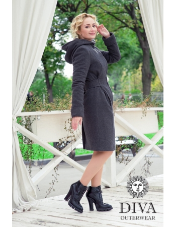 Слингопальто демисезонное Diva Outerwear Antracite