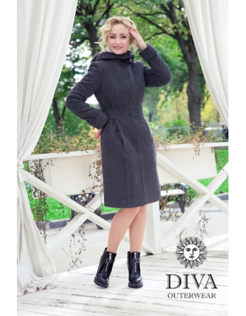 Слингопальто демисезонное Diva Outerwear Antracite