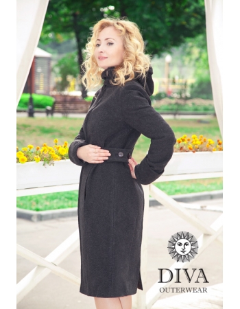 Слингопальто демисезонное Diva Outerwear Antracite